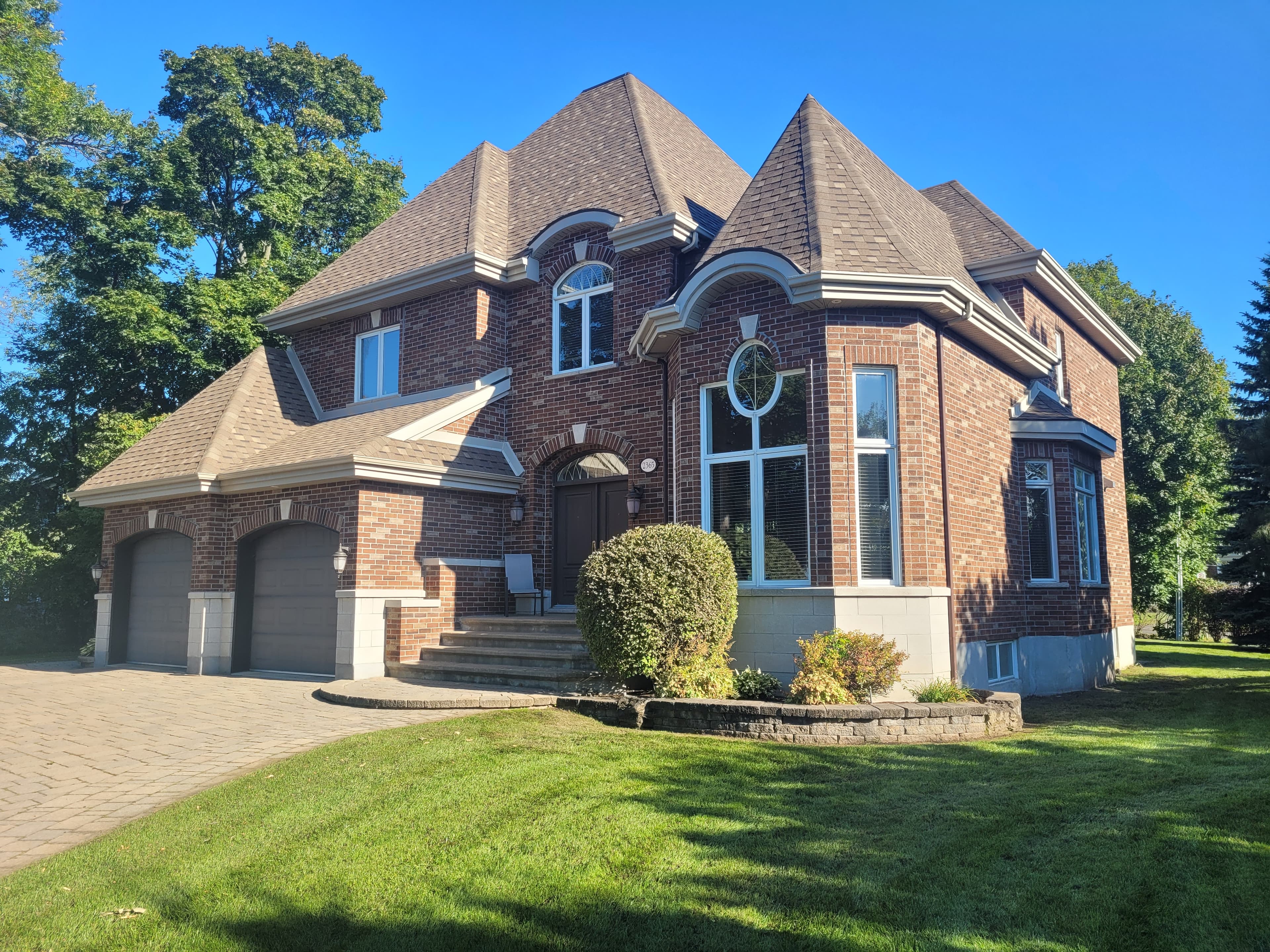 Spacious residential property surrounded by mature trees