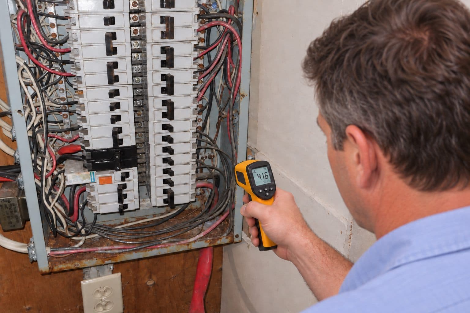 Electrical inspection findings documented and prioritized for a home